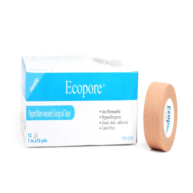 【Ecopore】透氣膠帶-膚  1吋(衛部醫器陸輸壹字第002704號)