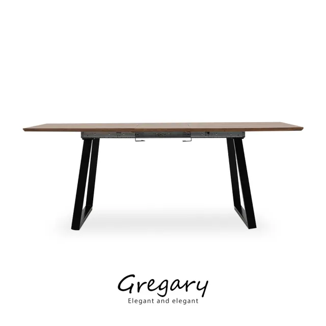 【obis】Gregary鐵件伸縮餐桌
