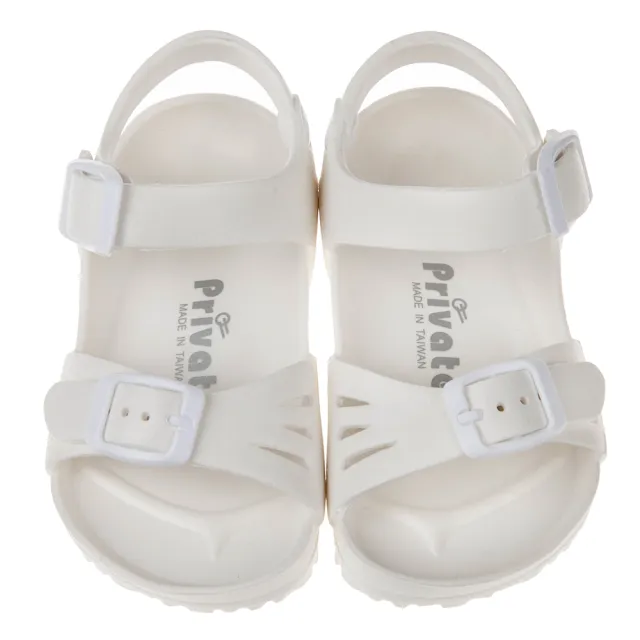【PRIVATE】台灣製超輕量白色兒童涼鞋(Q8A891M)
