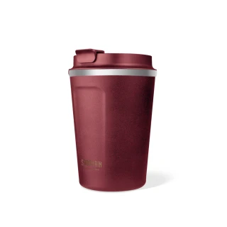 【仙德曼 SADOMAIN】316不鏽鋼咖啡直飲保溫杯 360ml-紅色(咖啡隨行杯/直飲杯/環保杯/不鏽鋼保溫杯)(保溫瓶)