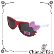 【Chimon Ritz】帥氣貓兒童太陽眼鏡-紅白(墨鏡 抗UV 防曬)