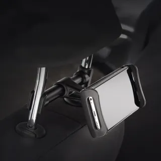 【VENCEDOR】汽車後座椅手機支架/平板支架(360度旋轉支架 固定架 懶人架-2入)