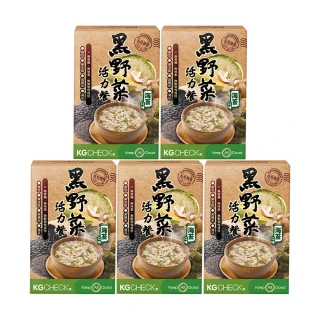 【聯華食品 KGCHECK】KG高纖燕麥餐-黑野菜淨化餐(5盒組)