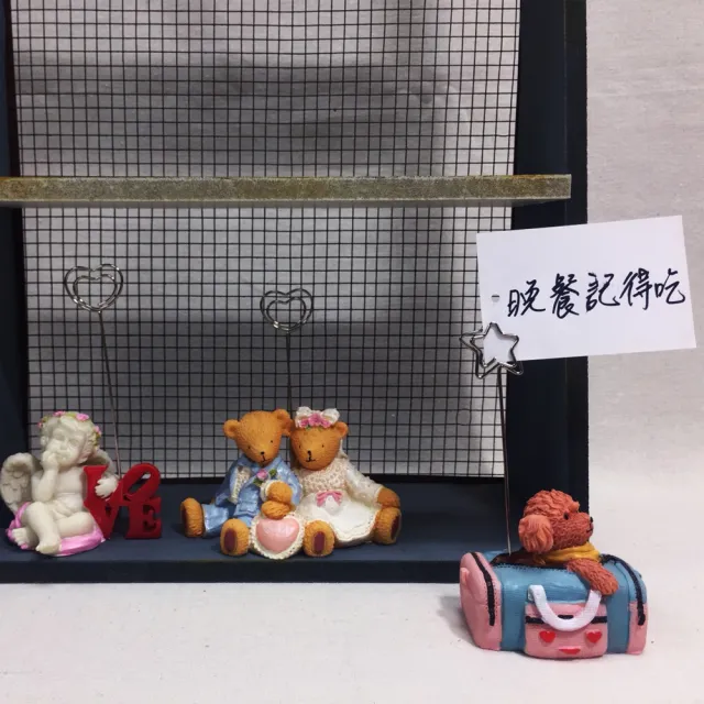 【BonBon naturel】可愛手工便簽夾/3入(名片夾/交換禮物)