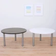 【美佳居】寬80x高45/公分-圓形和室桌/矮桌/邊桌/休閒桌(二色可選)