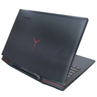 【Ezstick】Lenovo IdeaPad Y720 15 IKB 黑色立體紋機身貼(含上蓋貼、鍵盤週圍貼)