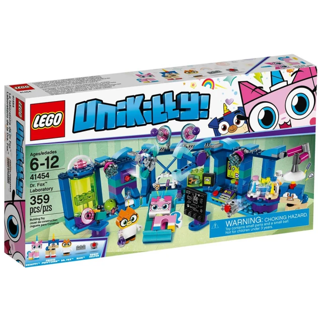 【LEGO 樂高】樂高 Unikitty 獨角貓系列 - Dr. Fox Laboratory 41454(基本顆粒)