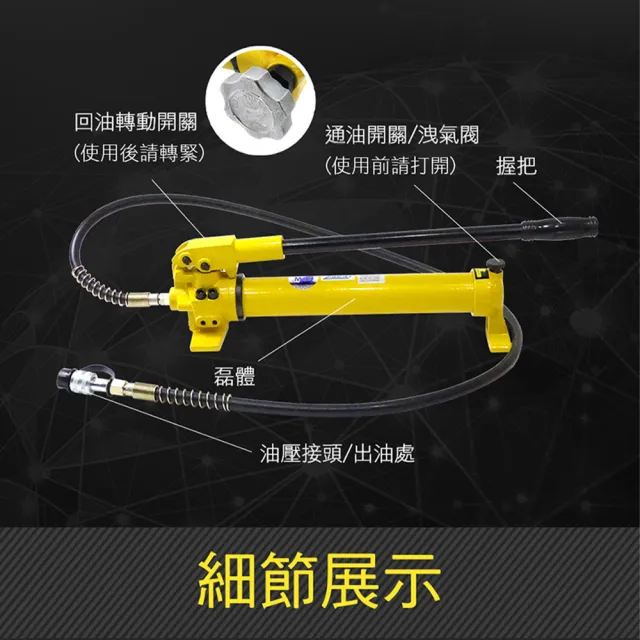 超高壓泵浦 液壓泵 900cc 手動液壓泵 油壓工具 油壓幫浦 208-HHP900(油壓泵 手動泵浦 液壓站)
