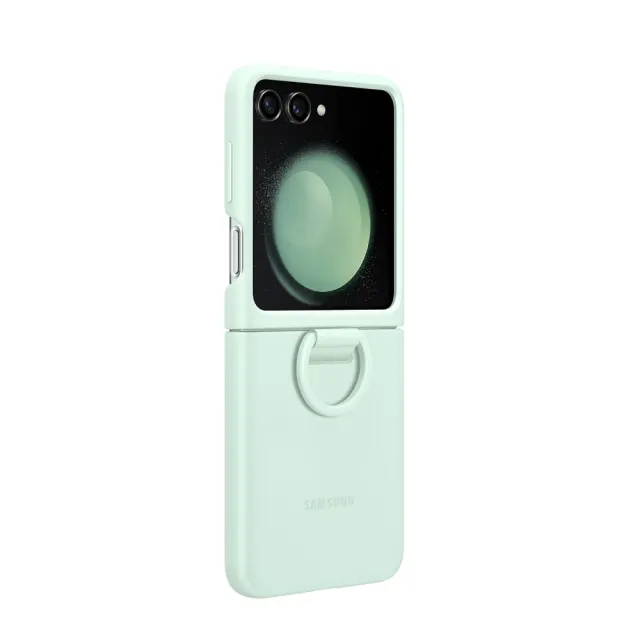【Samsung 三星】Galaxy Z Flip5 原廠矽膠薄型保護殼EF-PF731T(附指環扣)