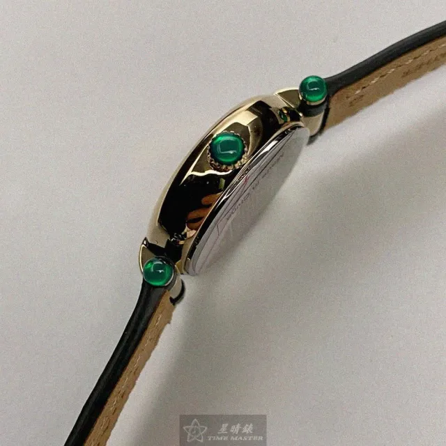 【COACH】COACH蔻馳女錶型號CH00157(貝母錶面金色錶殼綠真皮皮革錶帶款)