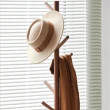 【橙家居·家具】盧森堡系列胡桃木衣帽架 LSB-B5221(售完採預購 實木衣帽架 實木掛衣架 吊衣架 置物架)