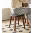 【橙家居·家具】/預購/盧森堡系列胡桃木梳妝凳 LSB-B5131(售完採預購 實木梳妝凳 實木梳妝椅 椅凳 椅子)
