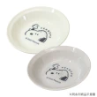 【Kamio】SNOOPY 史努比 陶瓷點心盤 陶瓷盤子 13.5cm 特寫 灰(餐具雜貨)