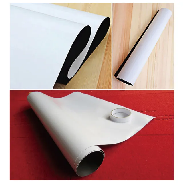 加大款磁性鐵膠布軟白板1入(60x120cm 軟性磁白板 磁鐵白板 磁性白板)
