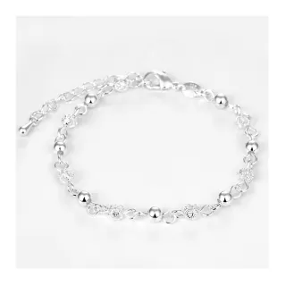 【馥瑰馨盛】高尚簡約925銀飾人緣手鐲(含開光加持)