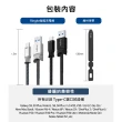 【Ringke】Type C 強韌編織防扭快充傳輸充電線 [黑色1.2米] [USB 3.1](尼龍編織)