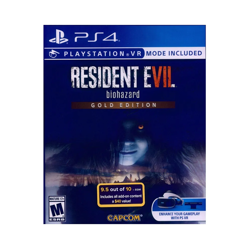 【SONY 索尼】PS4 惡靈古堡 7：生化危機 黃金版 中英日文美版(Resident Evil 7: Biohazard Gold Edition)