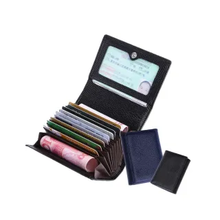 【玩皮工坊】真皮頭層荔枝紋牛皮11卡位卡片證件夾卡夾卡套CB52(3色可選)