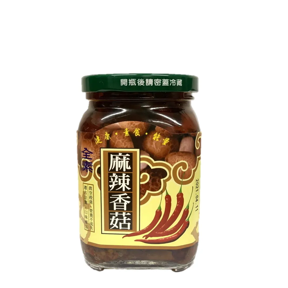 【埔里農會】麻辣香菇(380g/罐)