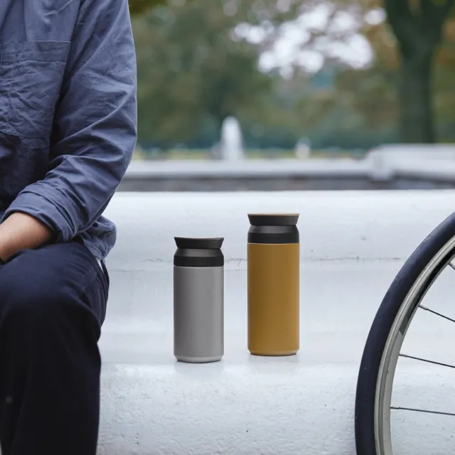 【Kinto】TRAVEL TUMBLER隨行保溫杯350ml- 銘黃(保溫瓶)