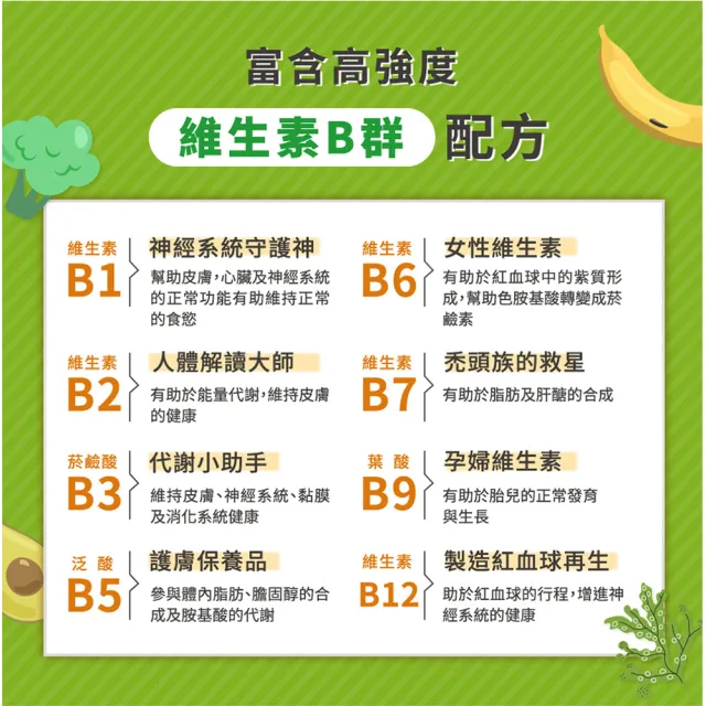 【宏醫生技】百大蔬果酵素素食B群加量版單瓶(40顆)