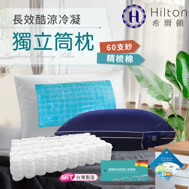 Hilton 希爾頓 舒適享受機能枕系列/買一送一(枕頭/獨