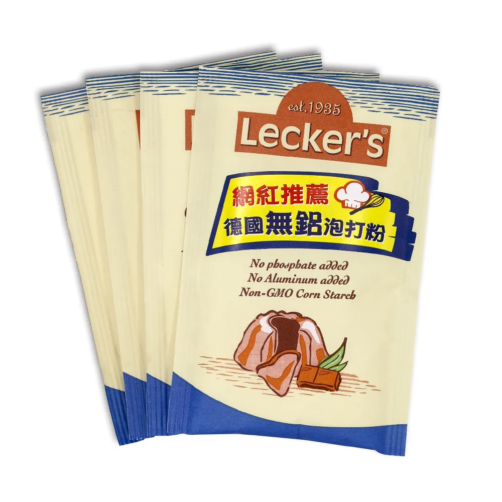 【智慧誠選】德國Leckers 無鋁泡打粉21g*4包(不添加明礬、磷酸鈣含鋁、磷成分)