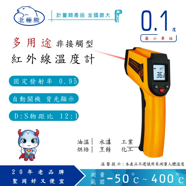 【Dr.AV 聖岡】紅外線槍型溫度計(BA-3850/溫度槍/溫度計)