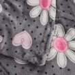 【絲薇諾】法蘭絨   花卉 三件式鋪棉被套床包組 心花開(單人加大)