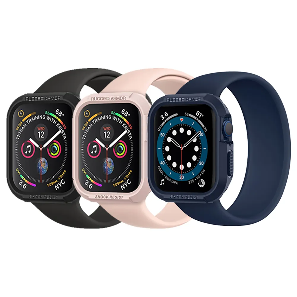 【Spigen】Apple Watch S9/8/7/6/5/4/SE 44mm Rugged Armor-防摔保護殼(SGP)