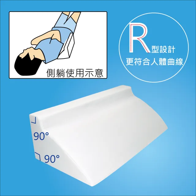 【感恩使者】R型靠墊 ZHCN1703-R 舒適靠墊(長期臥床者適用 靠枕 變換姿勢)