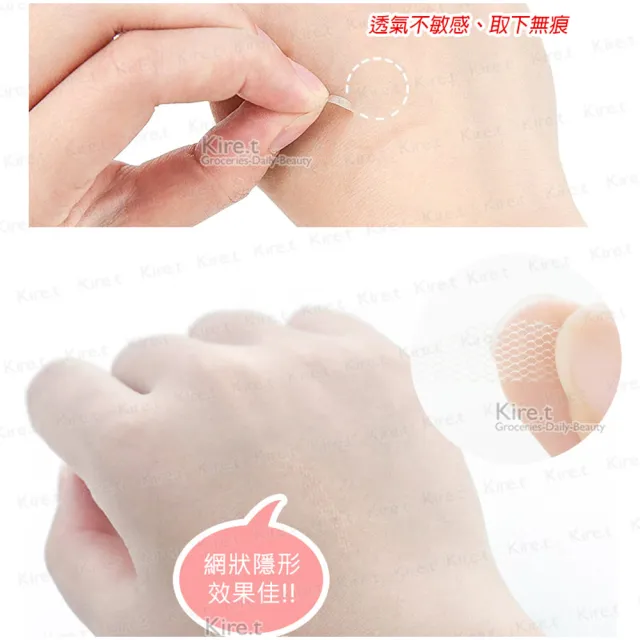 【kiret】無痕 網狀蕾絲 雙眼皮貼 眼線貼-眼皮下垂專用 尾部拉提 超值80枚入(美眼貼 眼線貼)