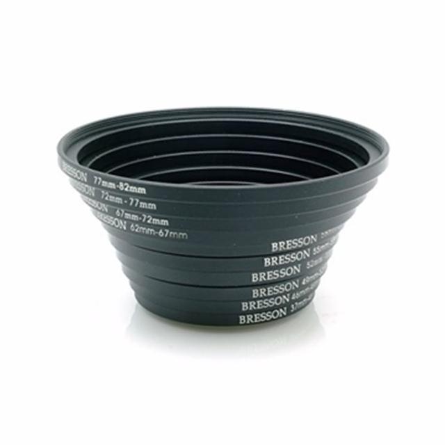 【Bresson】金屬萬用保護鏡37mm-82mm濾鏡轉接環組RI3782