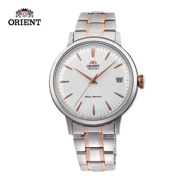 【ORIENT 東方錶】ORIENT 東方錶 DATEⅡ系列 機械錶 鋼帶款 玫瑰金色 - 36.4mm(RA-AC0008S)