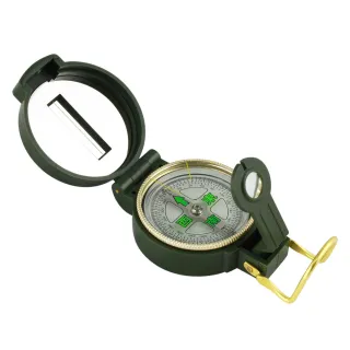 【Hamlet】油液型透鏡式指北針 迷彩 B107-C(登山露營 童軍社團 地形勘查)