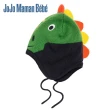 【JoJo Maman BeBe】保暖舒適羊毛帽_ 綠恐龍(JJHAT-E1608)
