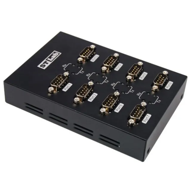 【ST-Lab】Type-A USB2.0 to RS232 八埠HUB(U-620)