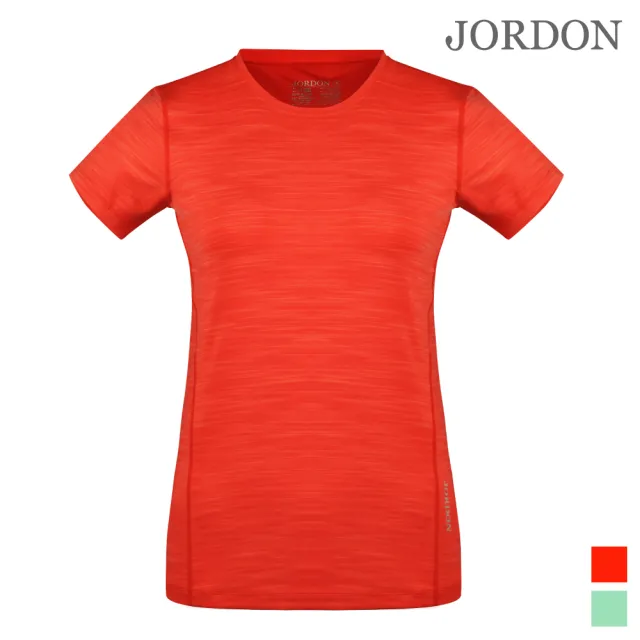 【JORDON 橋登】吸濕快乾短袖圓領上衣(女短袖/女T恤)