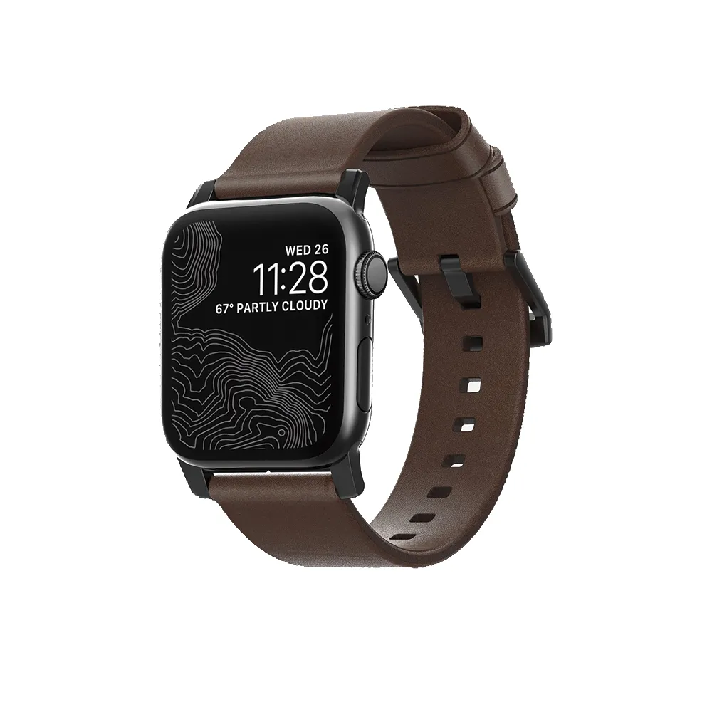 【美國NOMAD】38.40mmxHORWEEN Apple Watch專用皮革錶帶(Apple Watch 全系列適用)