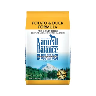 【Natural Balance】LID低敏無穀馬鈴薯鴨肉成犬配方原顆粒-4.5磅(WDJ首選推薦 單一肉源 狗飼料)