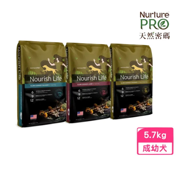 【NurturePRO 天然密碼】低敏犬糧 12.5lb/5.7kg(狗糧、狗飼料、犬糧)