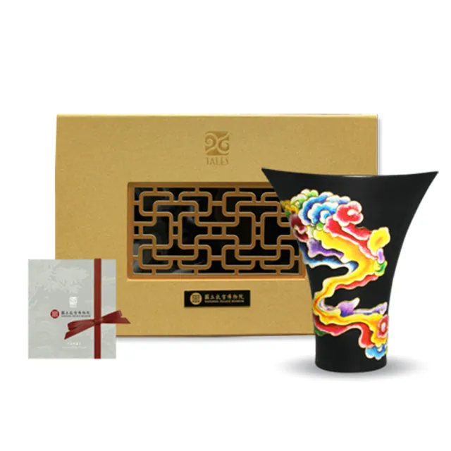 【TALES 神話言】典藏故宮-雲陞晉爵•品器-工藝典藏款花器-小(文創 禮品 禮物 收藏)