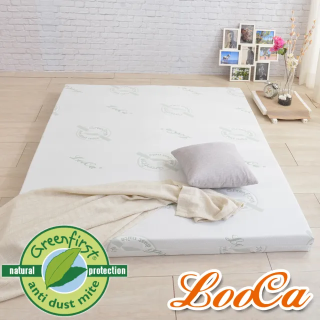 【LooCa】旗艦款11cm防蚊+防蹣+記憶床墊(單大3.5尺)