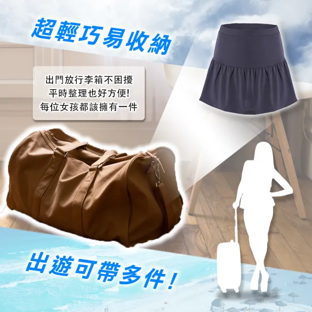 【5B2F 五餅二魚】現貨-馬卡龍裙襬短褲-MIT台灣製造(夏日青春百搭)