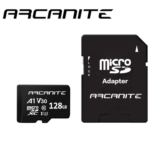 【ARCANITE】Micro SDXC U3 V30 A1 128GB 記憶卡