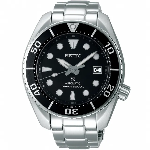 【SEIKO 精工】PROSPEX系列相撲廣告款潛水機械錶   母親節(黑 6R35-00A0D SPB101J1)