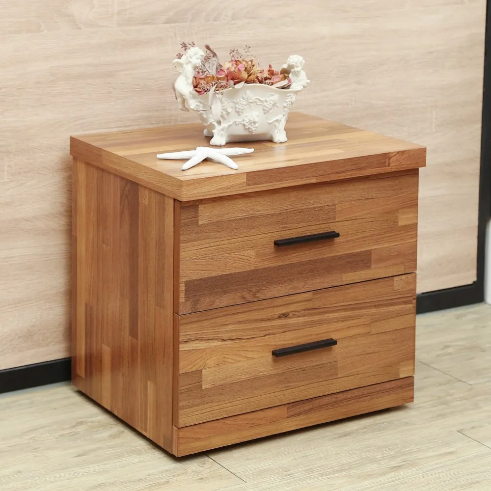 【BuyJM】香格里拉拼接木紋床頭櫃/收納櫃