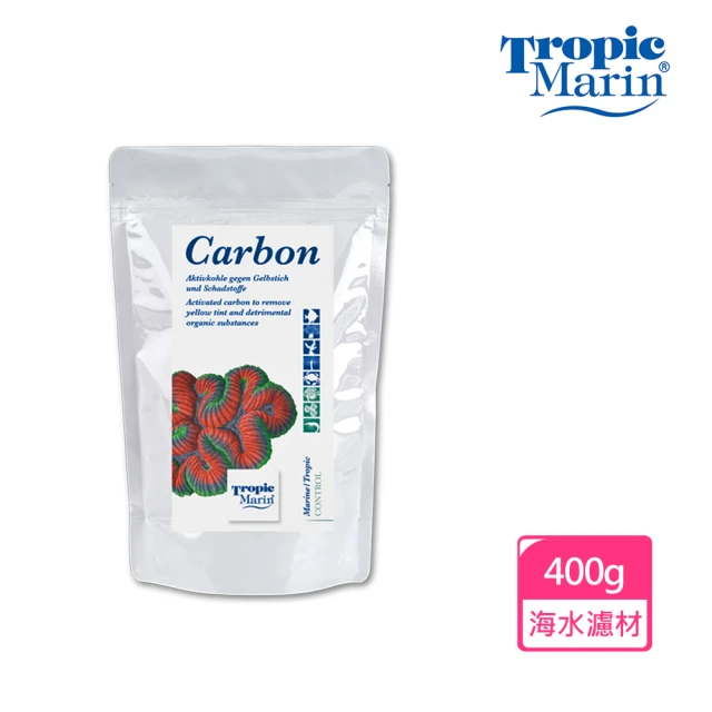【Tropic Marin】高效活性炭-400g(淡、海水適用 水族過濾 濾材)