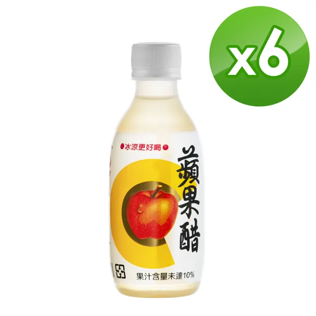 【百家珍】蘋果即飲醋280mlX6入