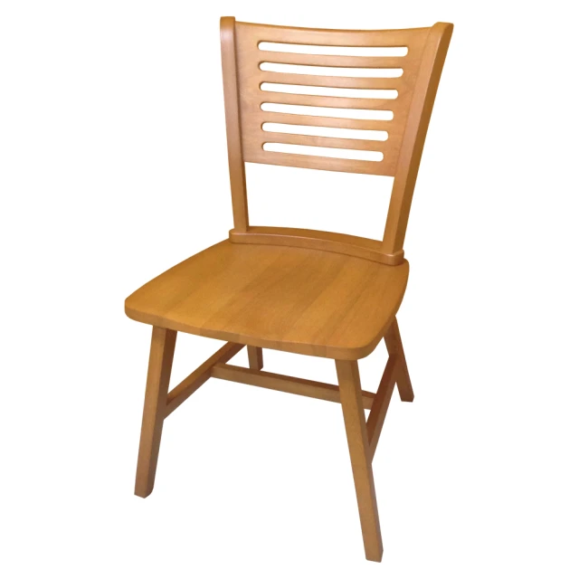 【AS雅司設計】Althea柚木色實木餐椅-50.5x49x84cm